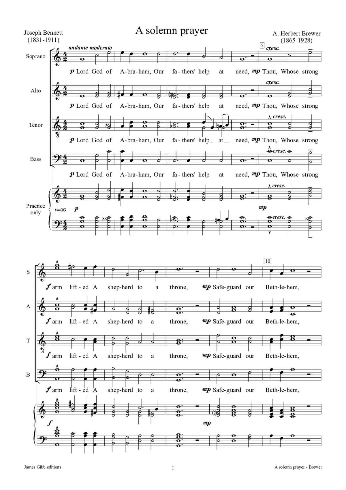 A solemn prayer - Page 1