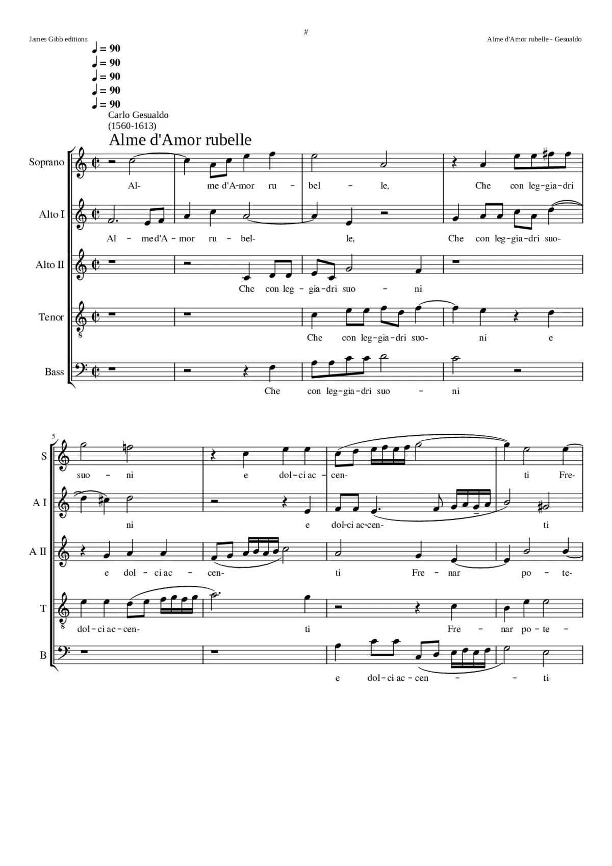 Alme d'Amor rubelle - Page 1