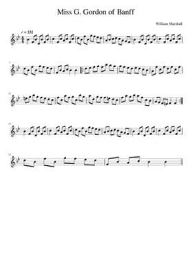 Miss G. Gordon of Banff