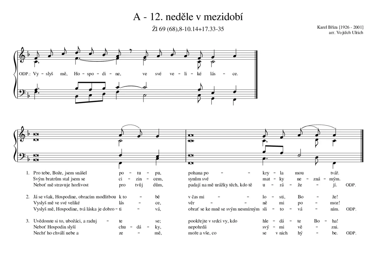 A - 12. neděle v mezidobí - Page 1
