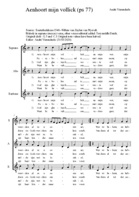 Aenhoort mijn vollick
