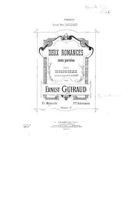 2 Romances Sans Paroles