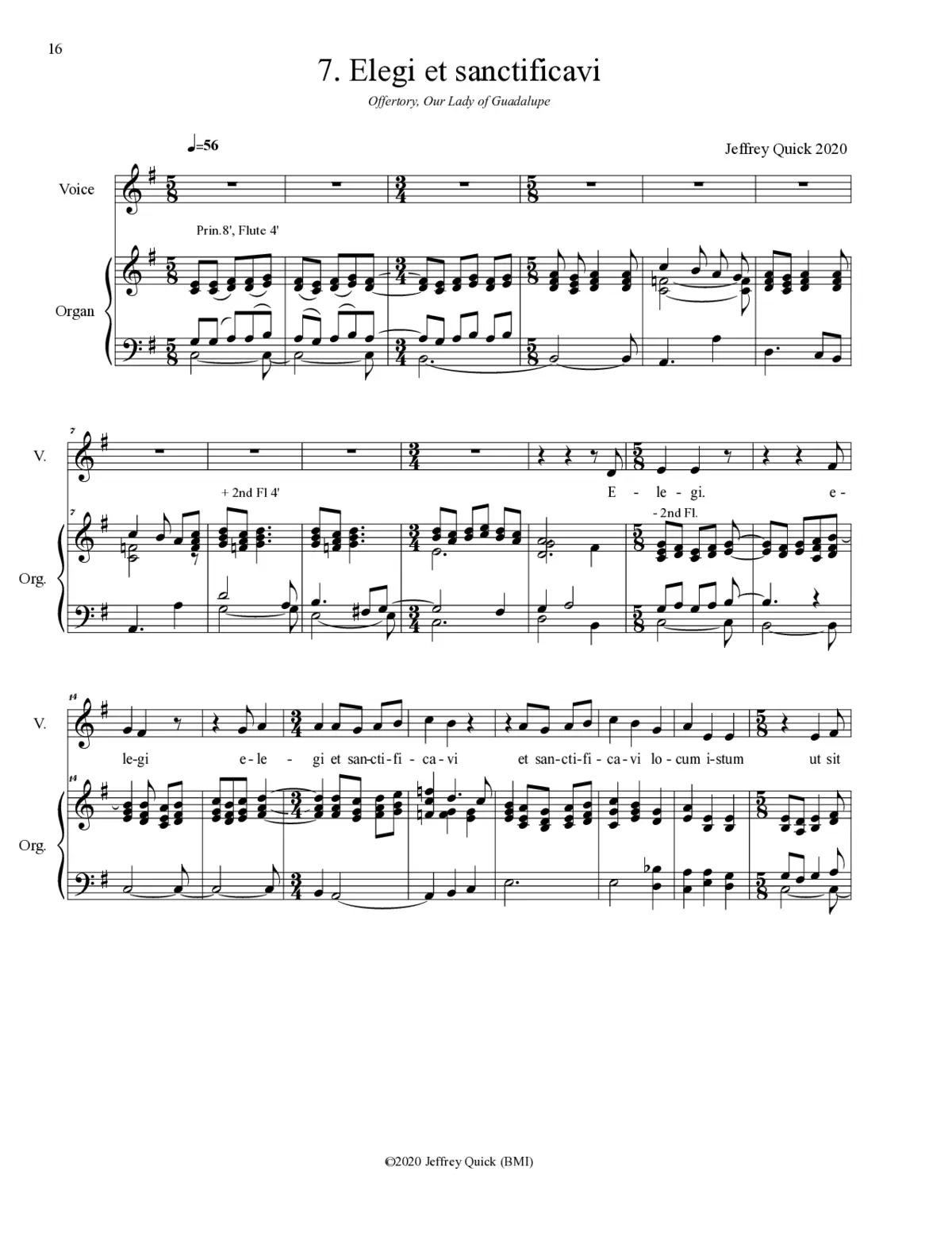 Elegi et sanctificavi - Page 1