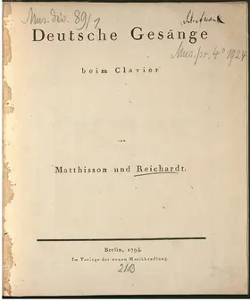 Deutsche Gesänge