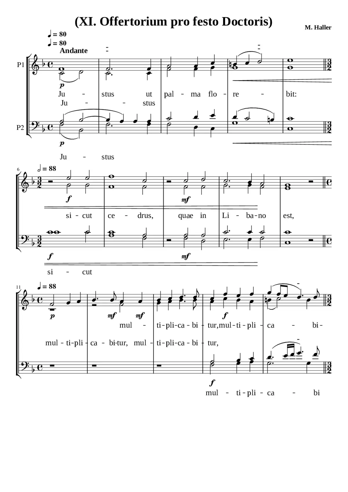 Justus ut palma - Page 1