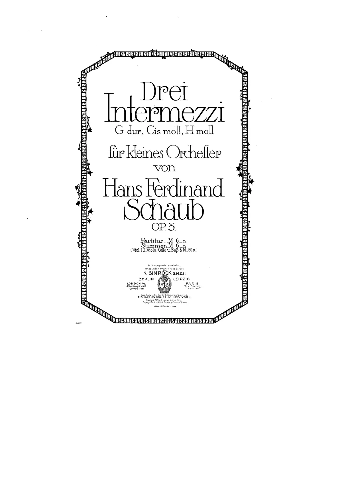 3 Intermezzi - Page 1