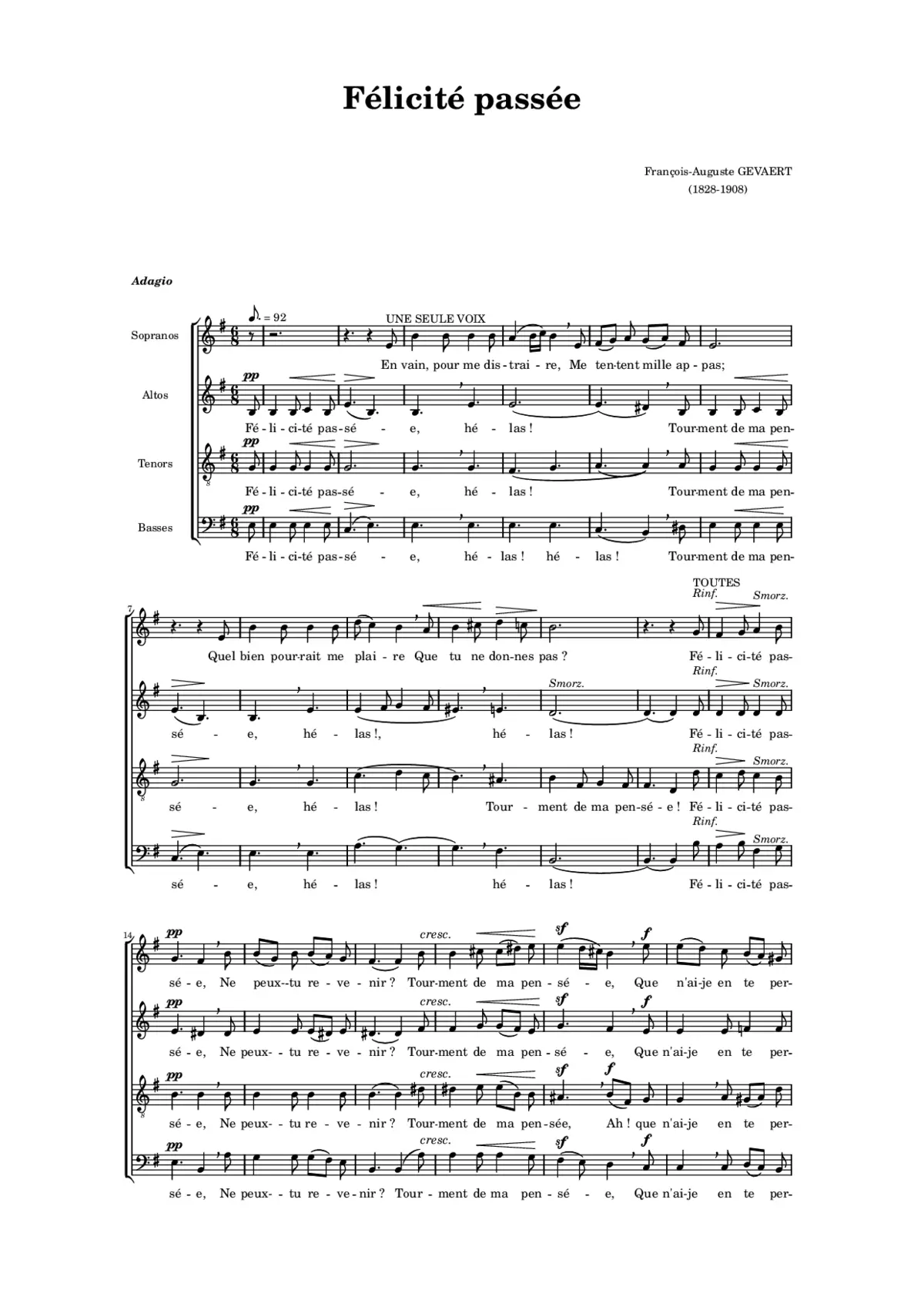 Félicité passée - Page 1