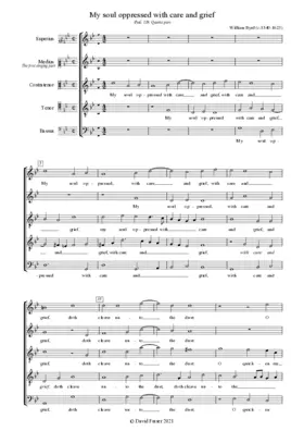 My soul oppressed with care