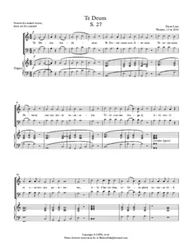 Te Deum laudamus, S. 27