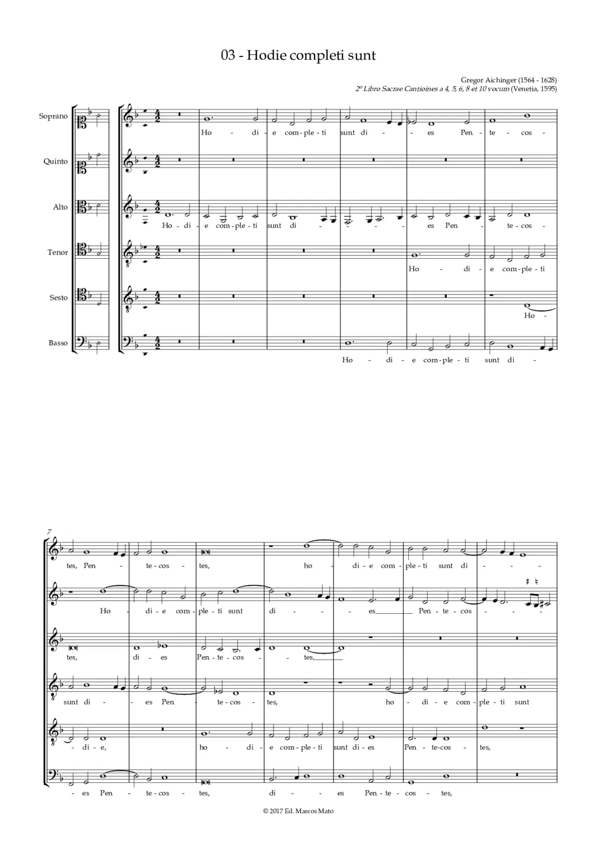 Hodie completi sunt - Page 1