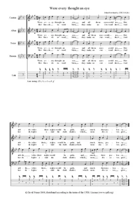 Were every thought an eye