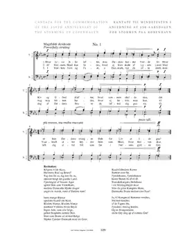 Cantata for the Commemoration of the 250th Anniversary of the Storming of Copenhagen