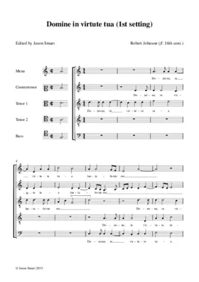 Domine in virtute tua (1st setting)