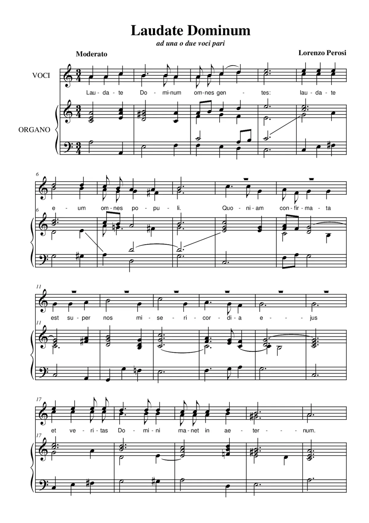 Laudate Dominum - Page 1