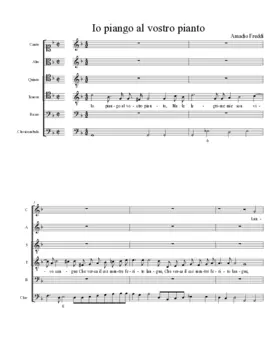 Io piango al vostro pianto