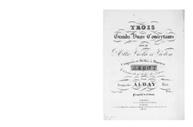 3 Grand duos concertants