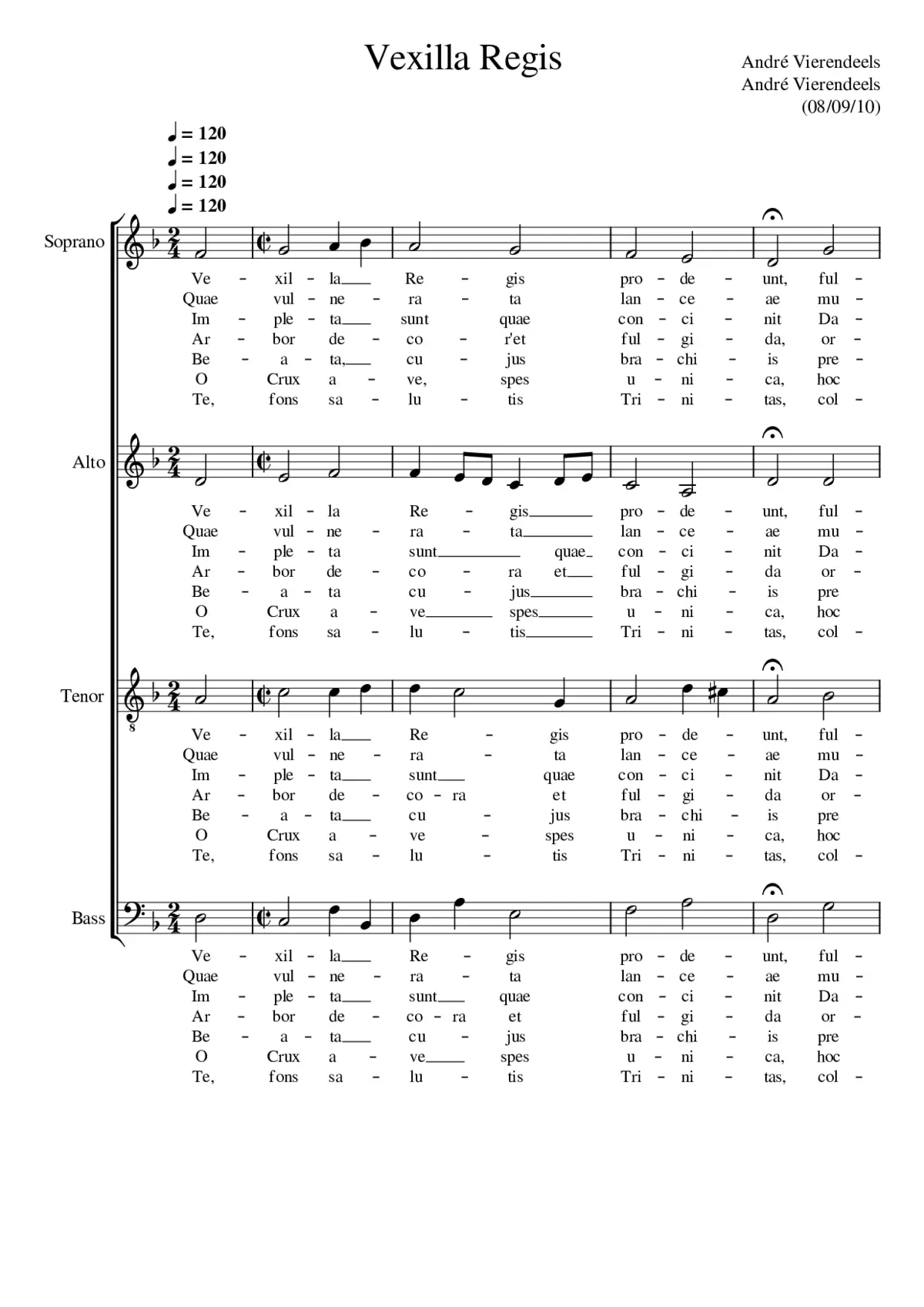 Vexilla Regis I - Page 1