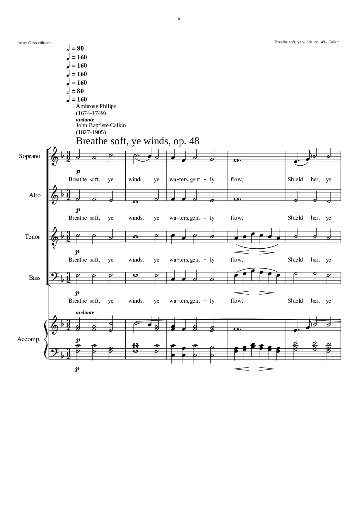 Breathe soft ye winds - Page 1