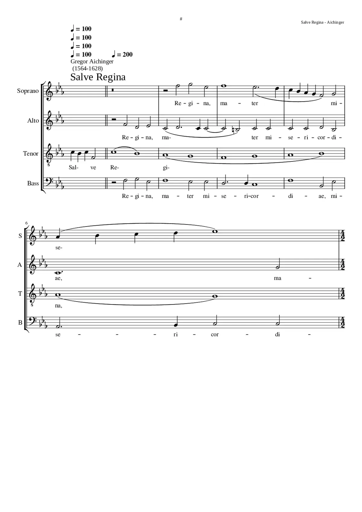 Salve Regina - Page 1