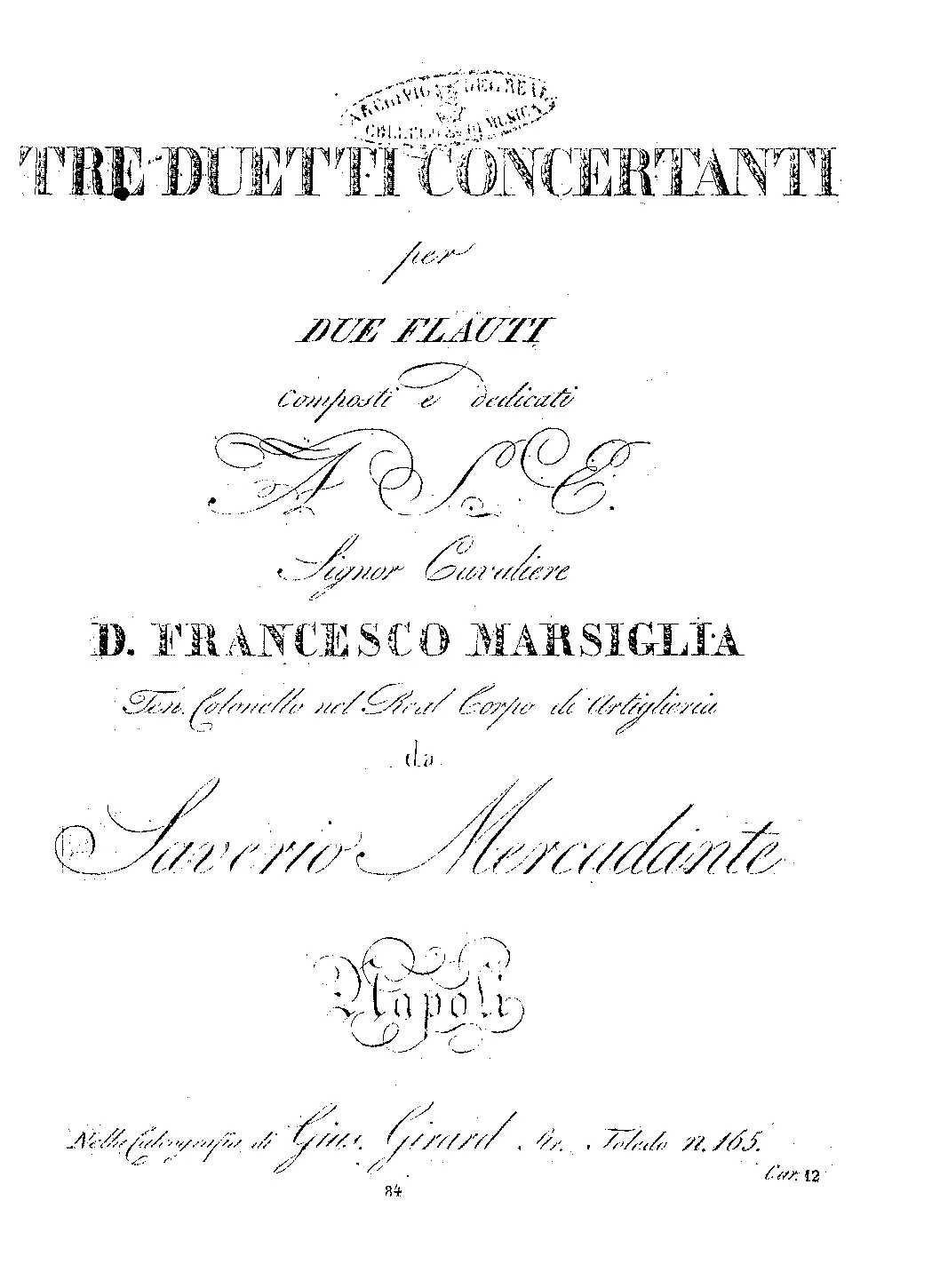 3 Duetti Concertanti per 2 flauti - Page 1
