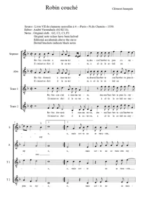 Robin couché à mesme terre