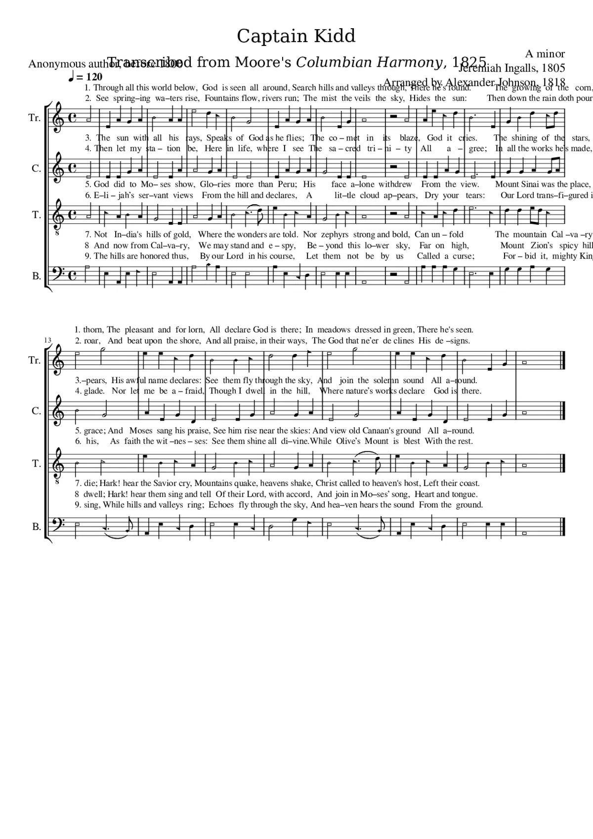 Captain Kidd - Page 1