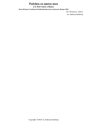 Pulchra es amica mea