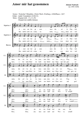 Amor mir hat genommen