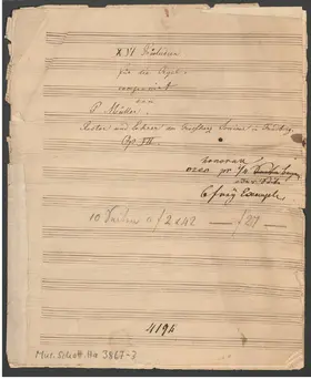 16 Praeludien für die Orgel