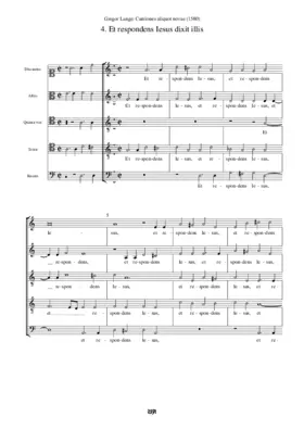 Et respondens Iesus dixit illis