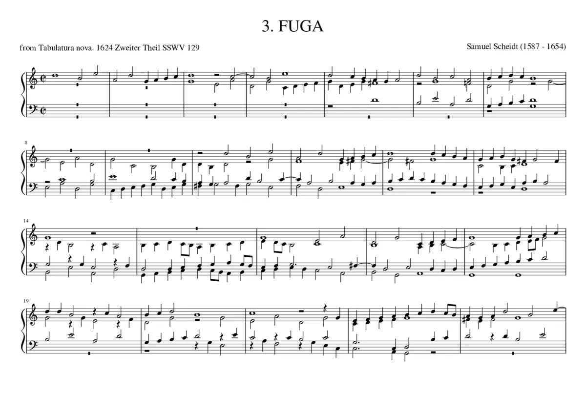Fuga SSWV 129 - Page 1