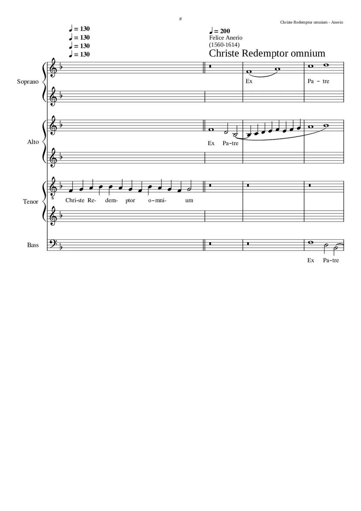 Christe Redemptor Omnium - Page 1