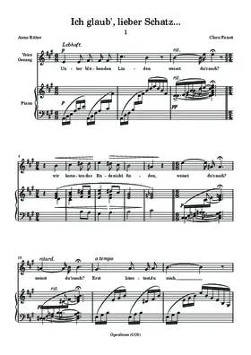 Ich glaub’, lieber Schatz...