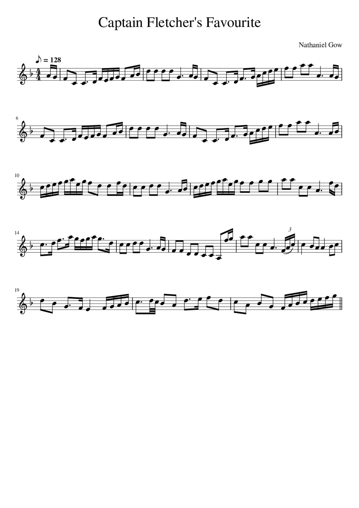 Captain Fletcher's Favourite - Page 1