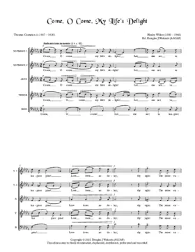 Come, O come, my life's delight