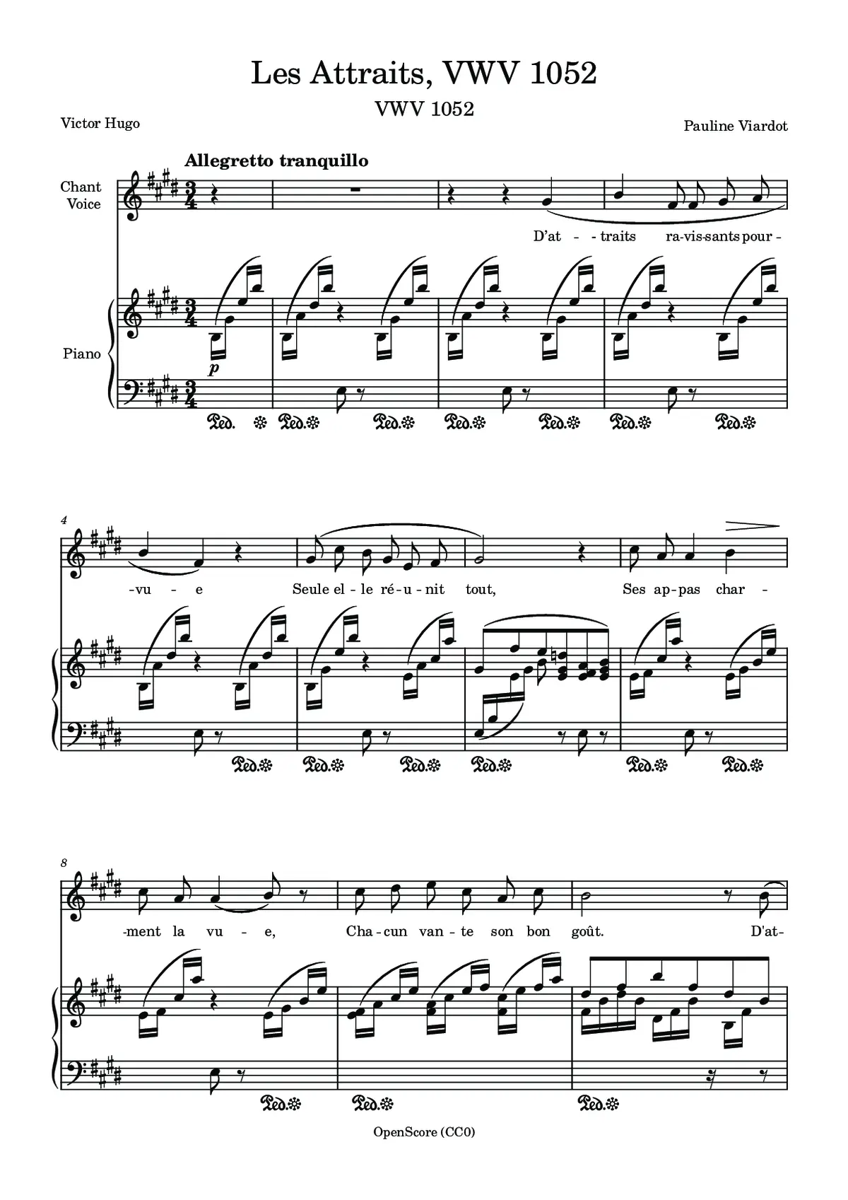 Les Attraits, VWV 1852 - Page 1