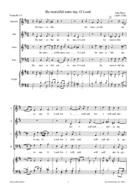 Be merciful unto me O Lord