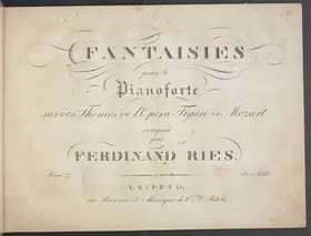 2 Fantasies on Themes from 'Le Nozze di Figaro'