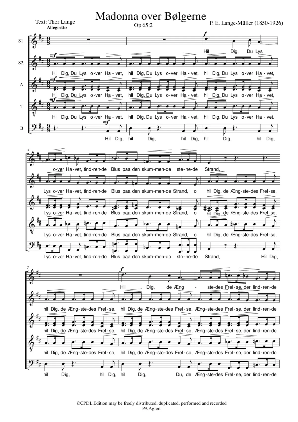 Madonna over Bølgerne - Page 1
