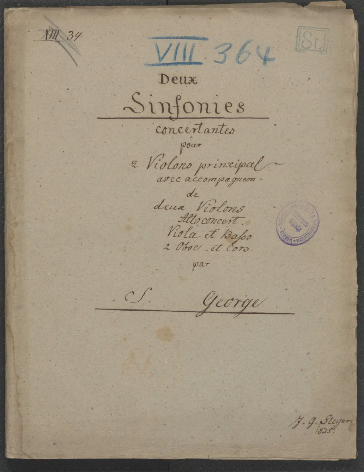 2 Symphonies concertantes - Page 1