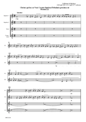Christe qui lux es/Veni Creator Spiritus/Tribulatio proxima est
