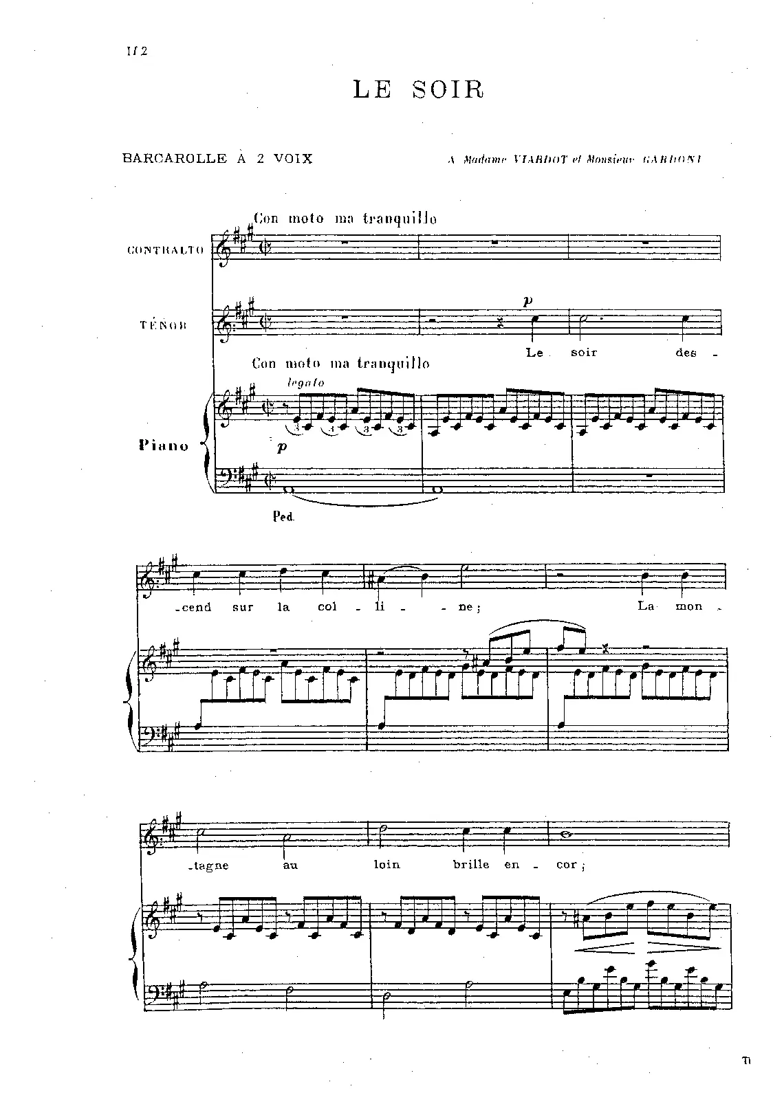 Le soir descend sur la colline - Page 1