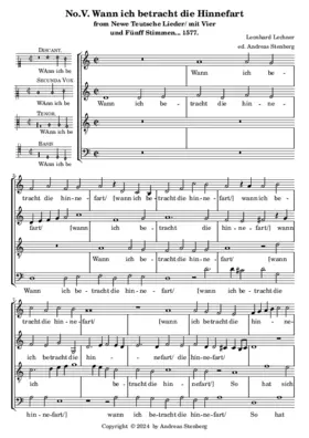 Wann ich betracht die Hinnefart