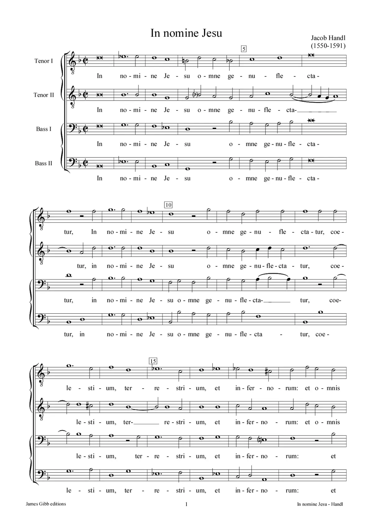 In nomine Jesu a 4 - Page 1
