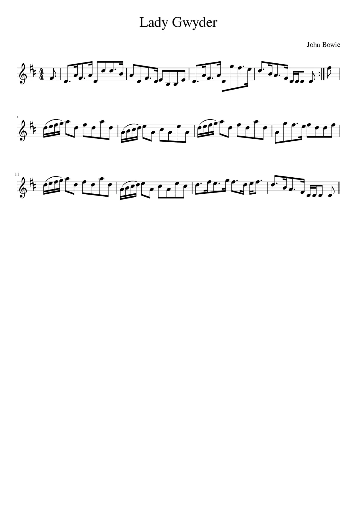 Lady Gwyder - Page 1