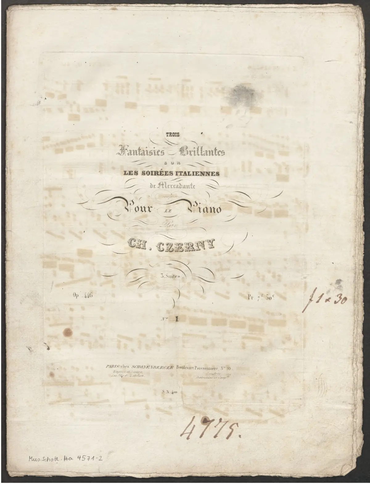 3 Fantasies Brillantes on Themes of Mercadante - Page 1
