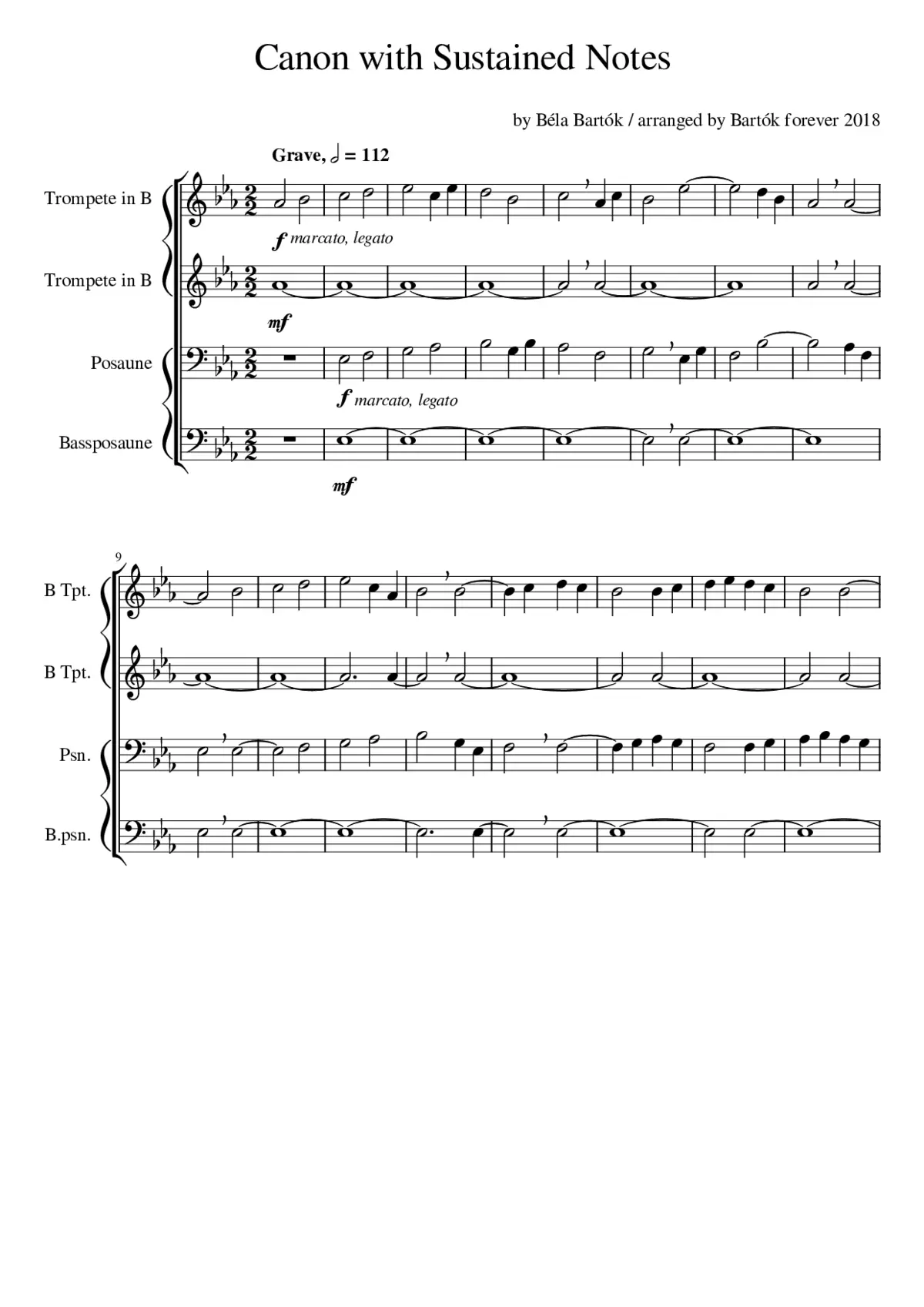 Mikrokosmos Sz.107 - Page 1