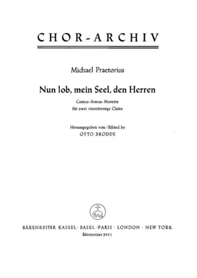 Nun lob, mein Seel, den Herren