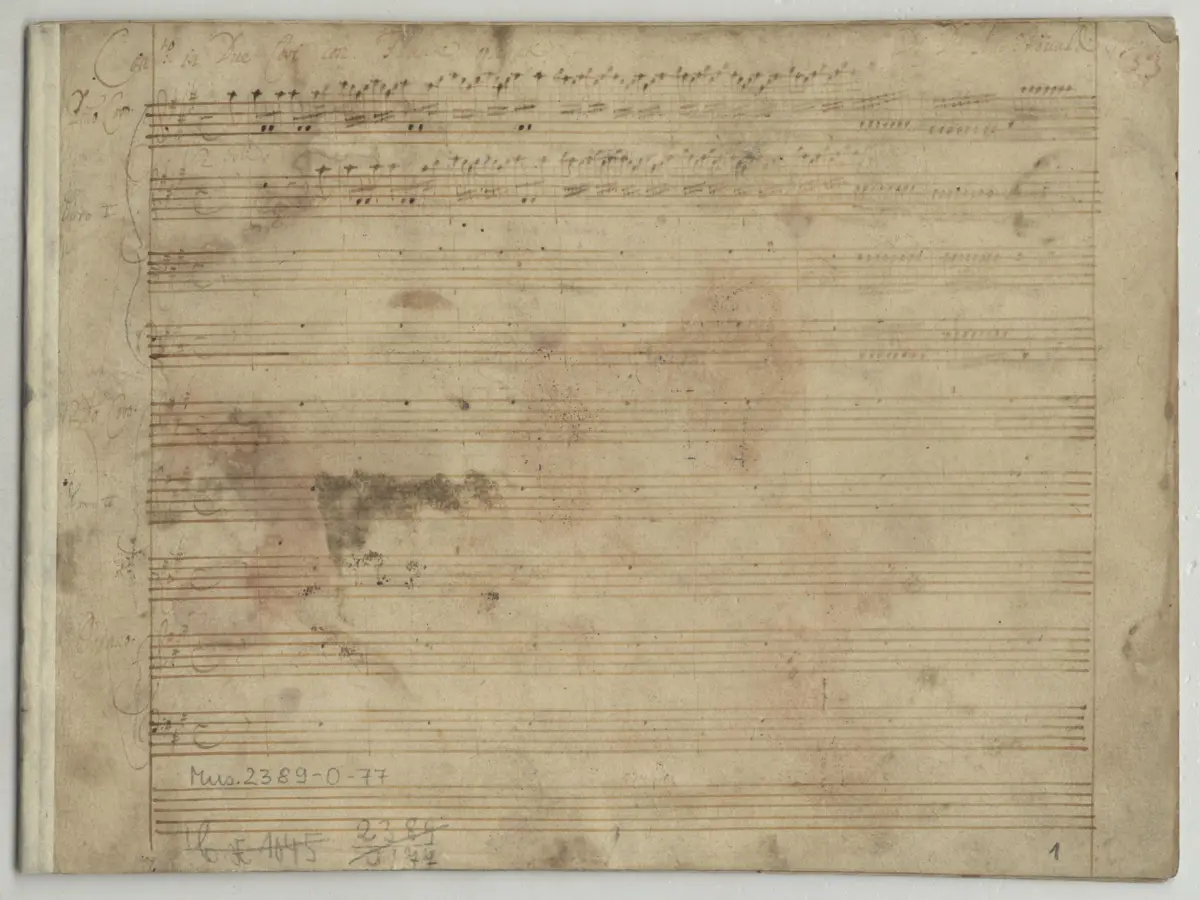 Concerto in A major - Page 1
