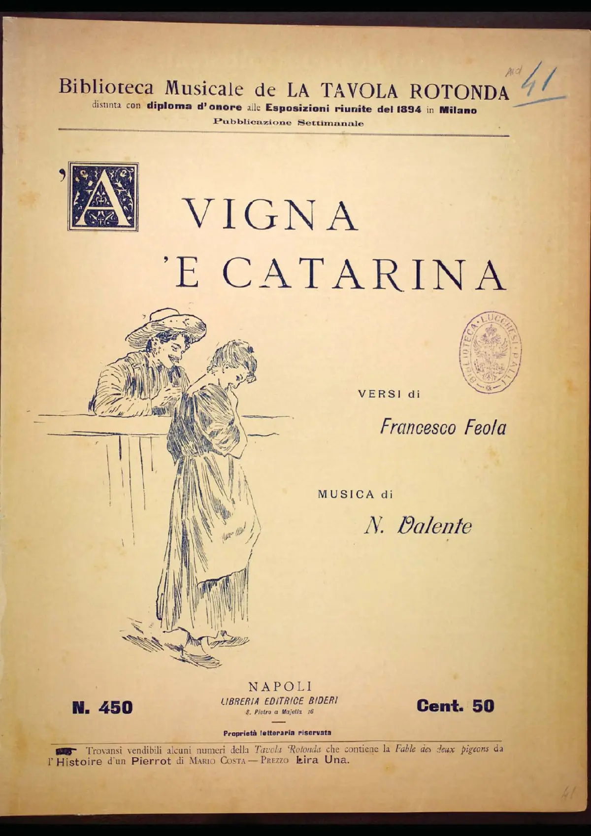'A vigna 'e Catarina - Page 1